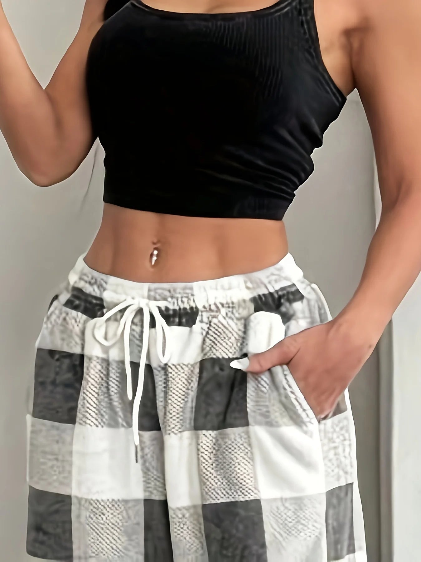 Winter Fleece Plaid Pants