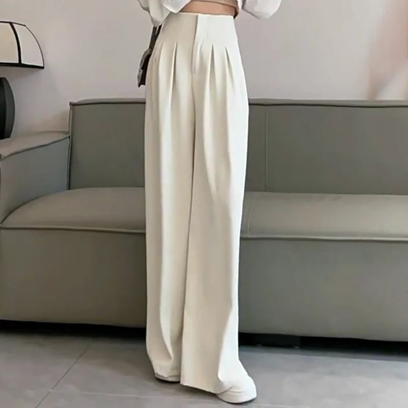 Ultra High Waist Wide Leg Trousers