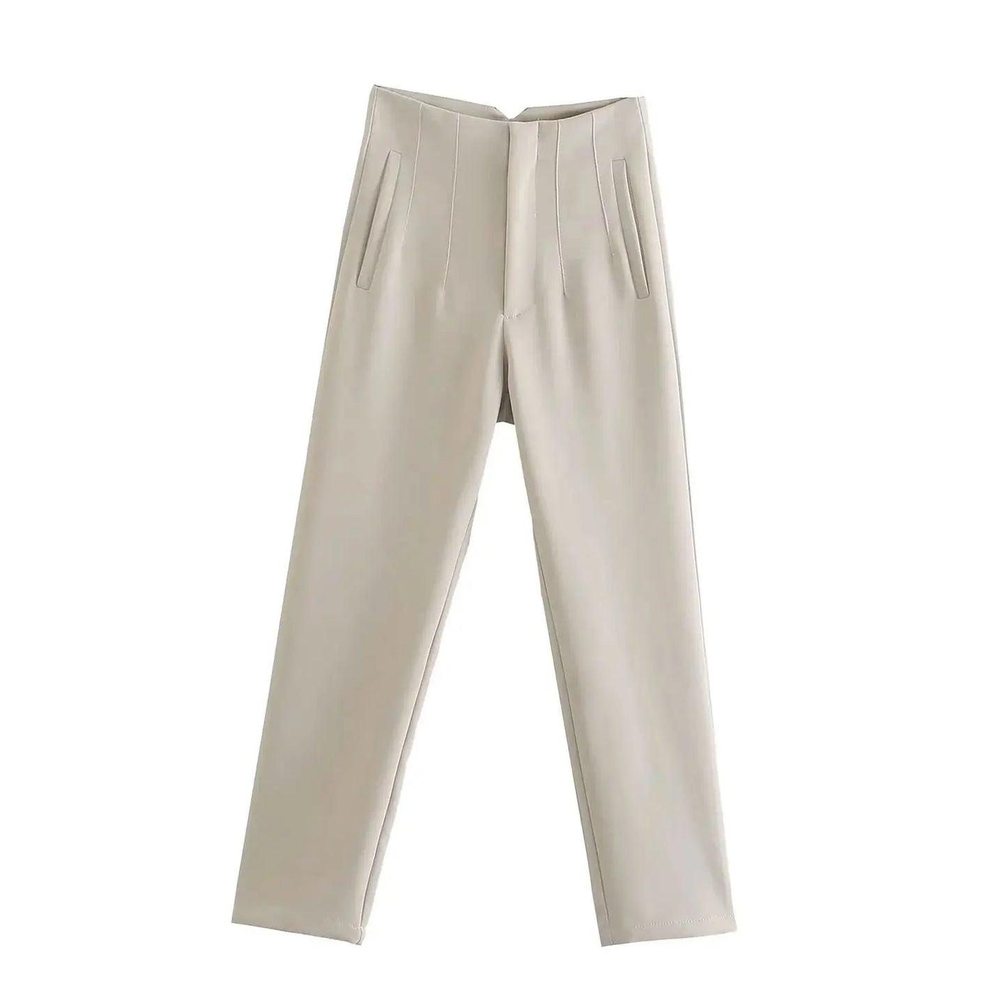 Elegant High Waist Pencil Pants