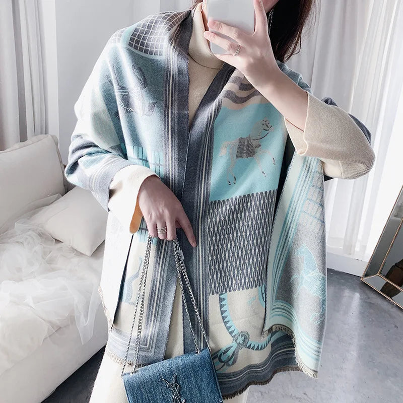 Luxury Winter Cashmere Scarf