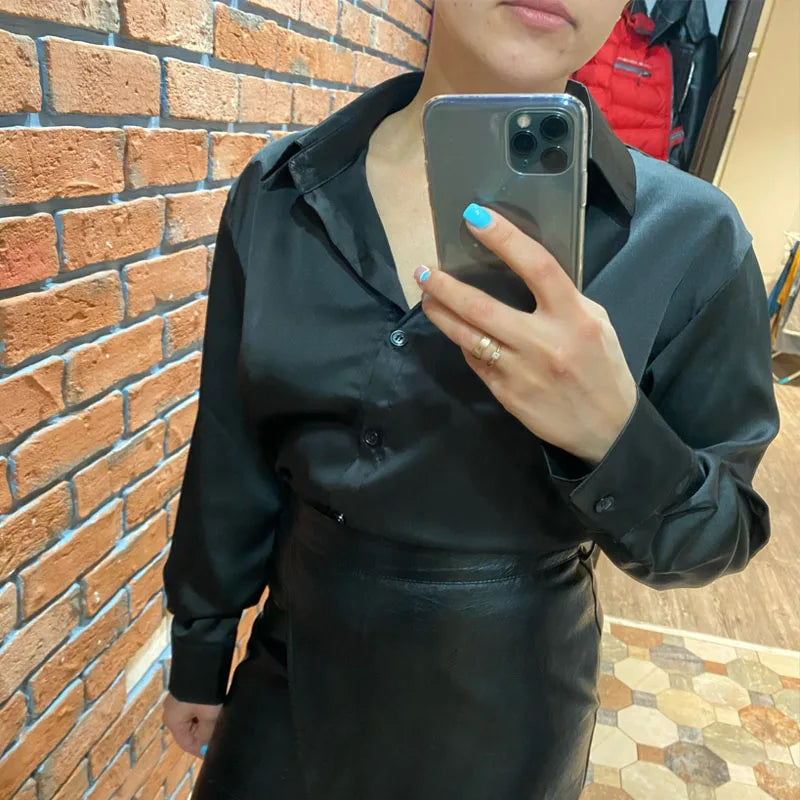 Vintage Satin Blouse