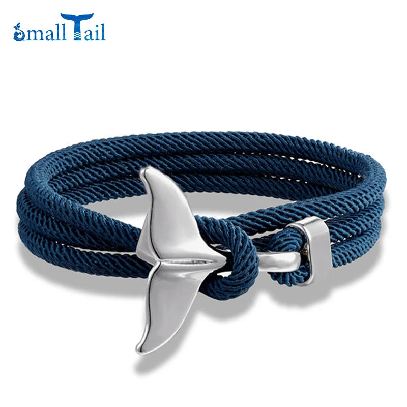 Whale Tail Anchor Multilayer Bracelet
