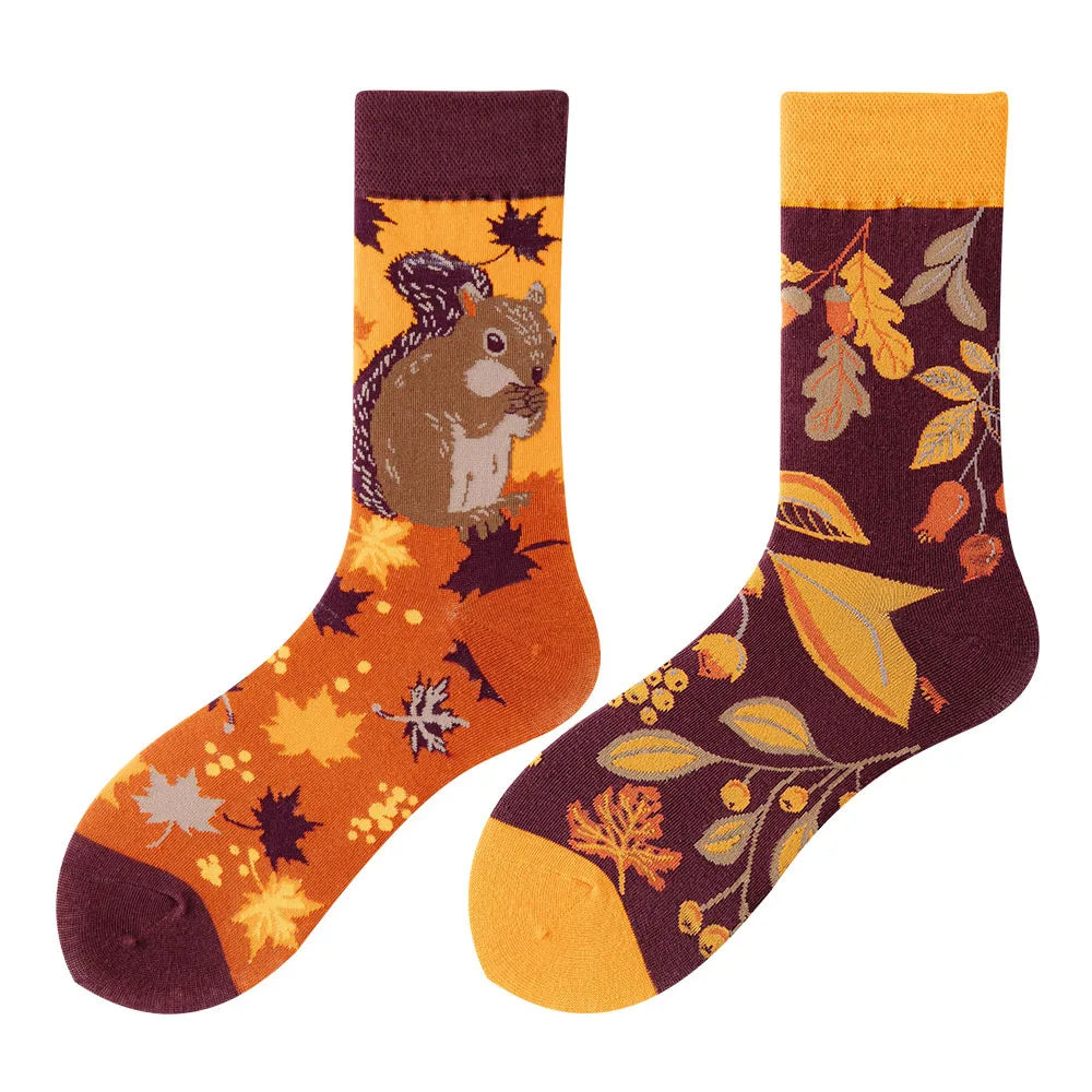 Cool Jacquard Cartoon Socks