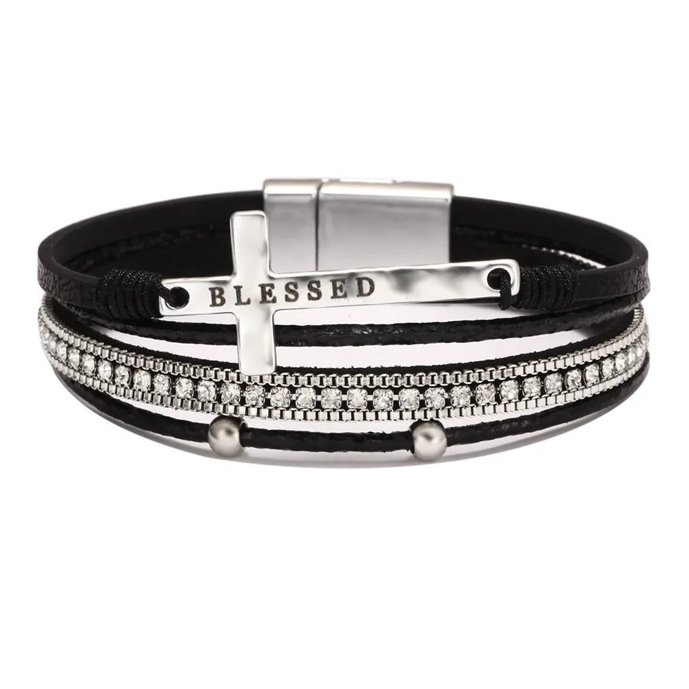 Genuine Leather Wrap Bracelet
