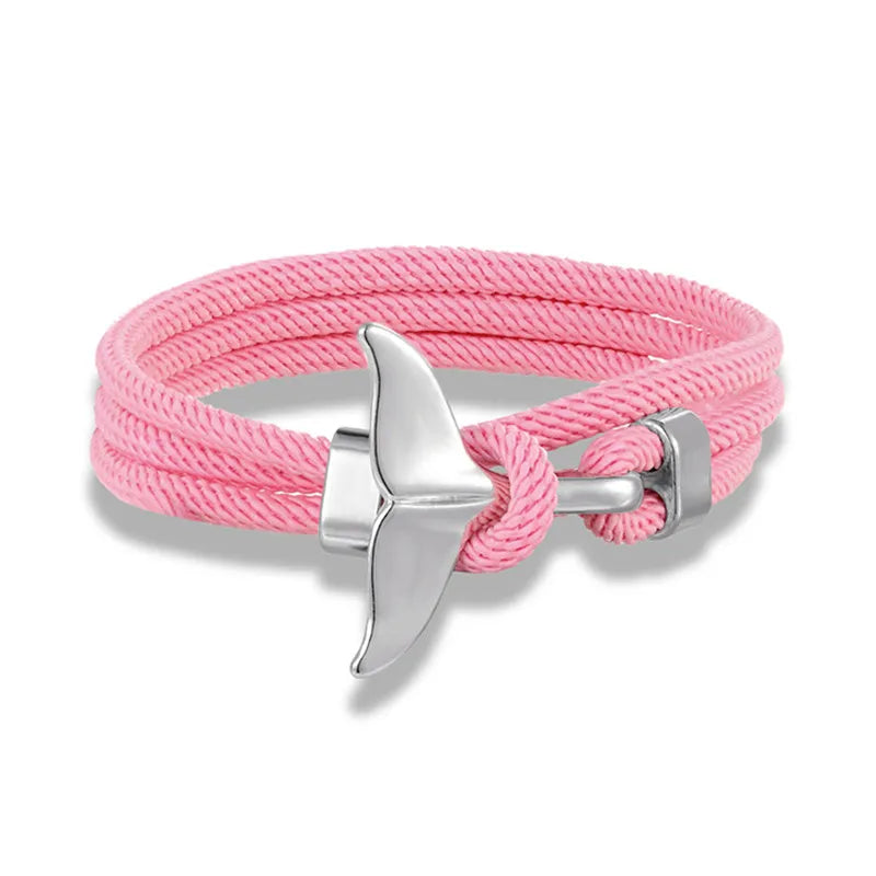 Whale Tail Anchor Multilayer Bracelet