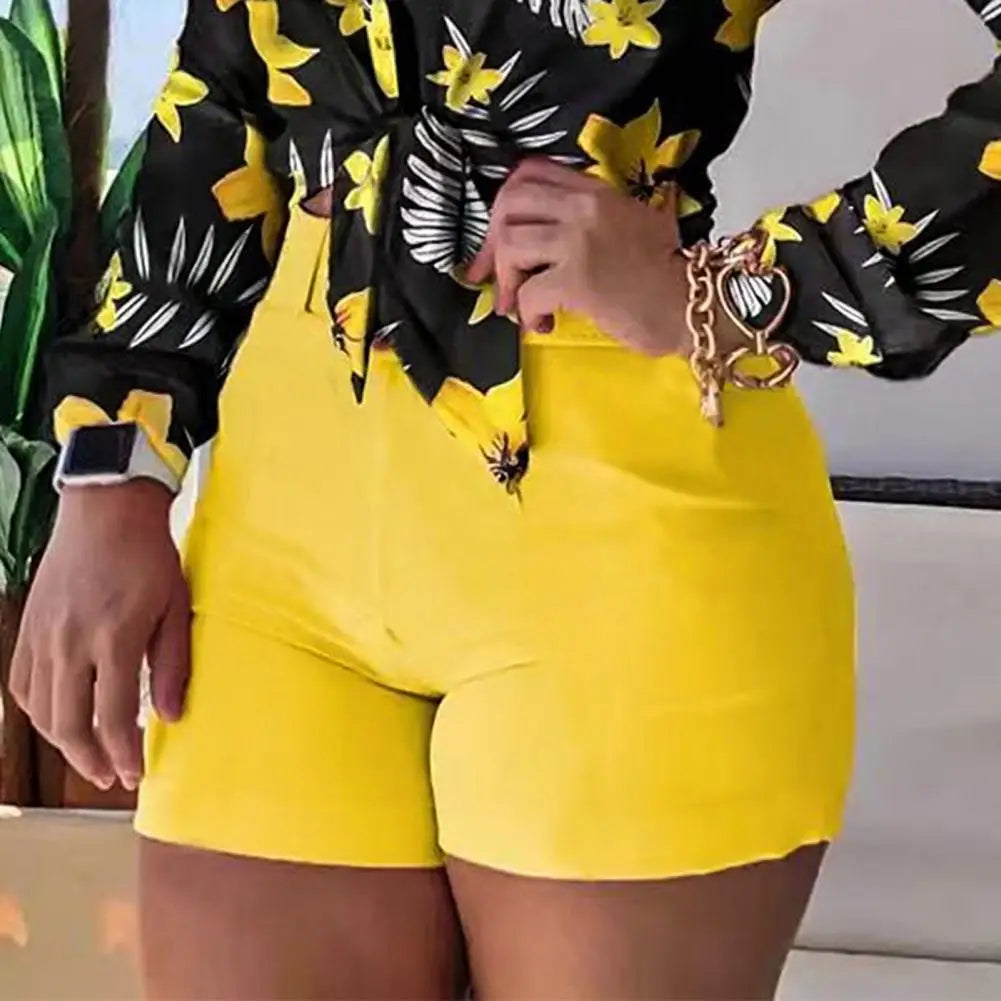 Chic Summer High Waist Office Shorts for Women