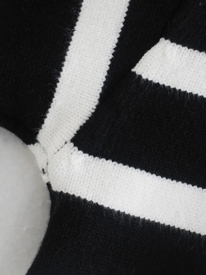 Striped Print Sweater