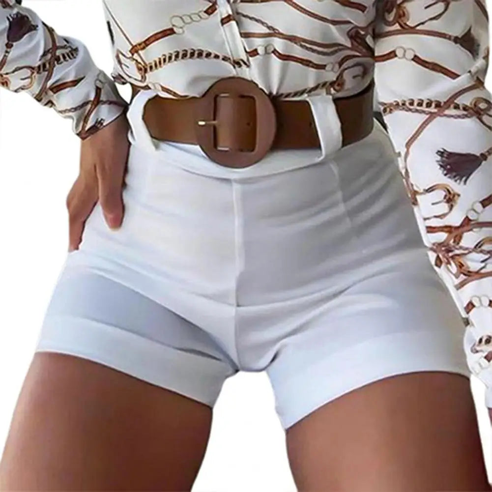 Chic Summer High Waist Office Shorts for Women