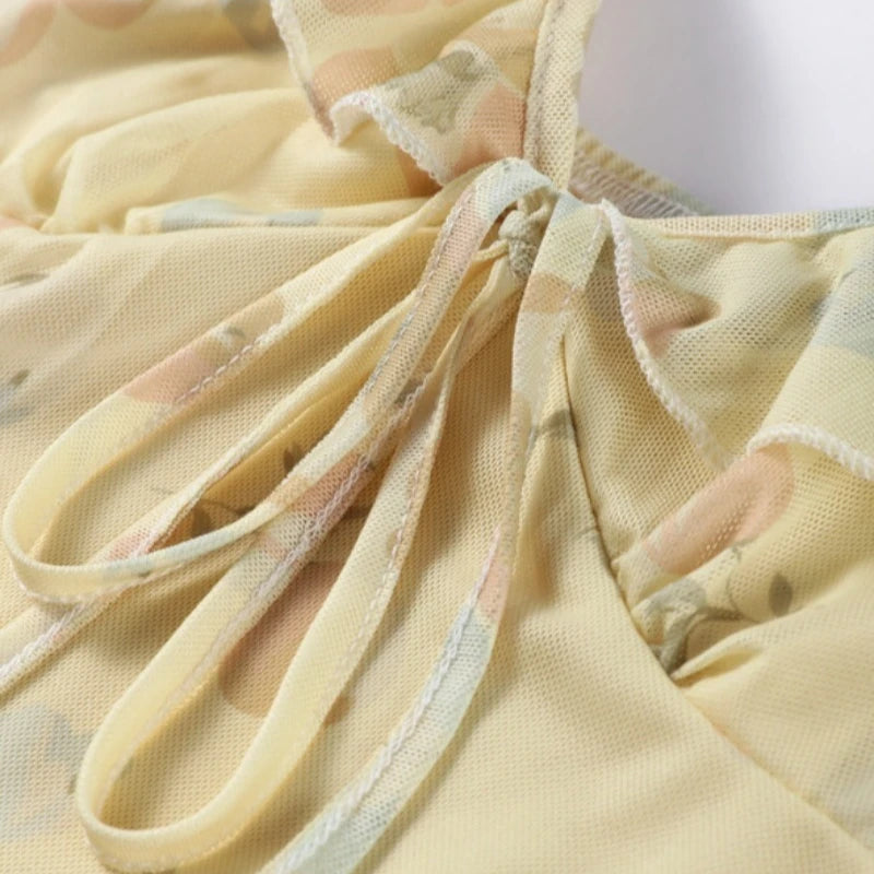 Elegant Floral Print Dress