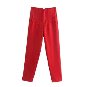Elegant High Waist Pencil Pants