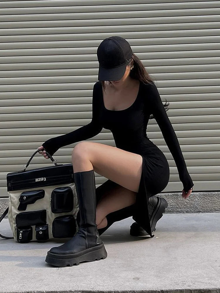 Long Sleeve Midi Dress