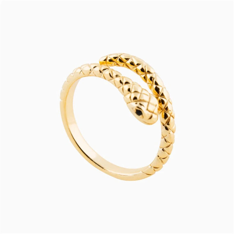 18K Gold Plated Snake Ring