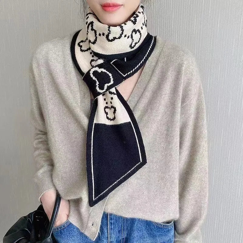 Trendy Thick Knit Scarf