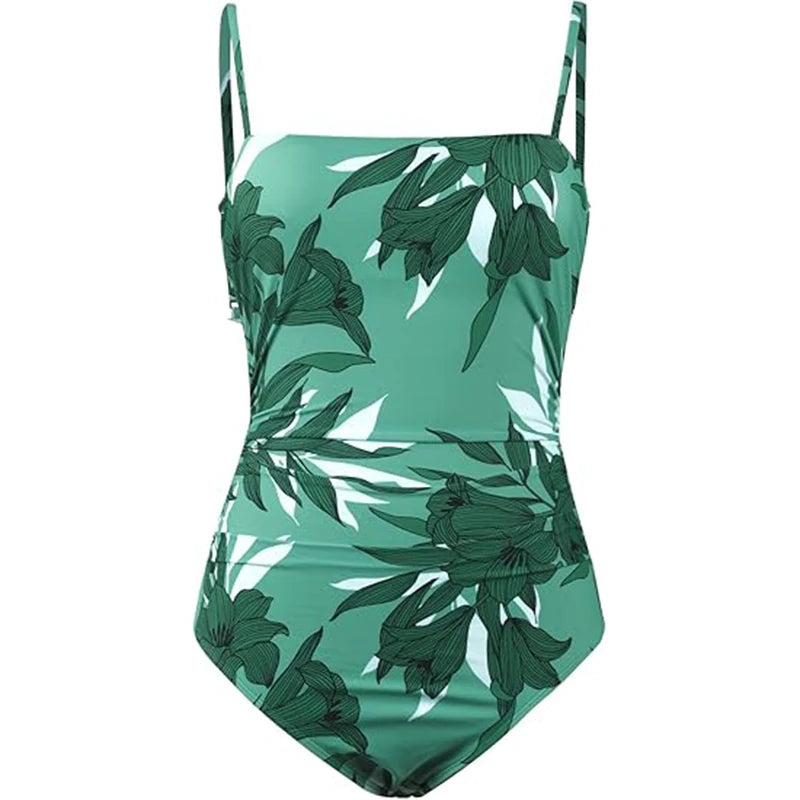 Tropical Strappy One-piece