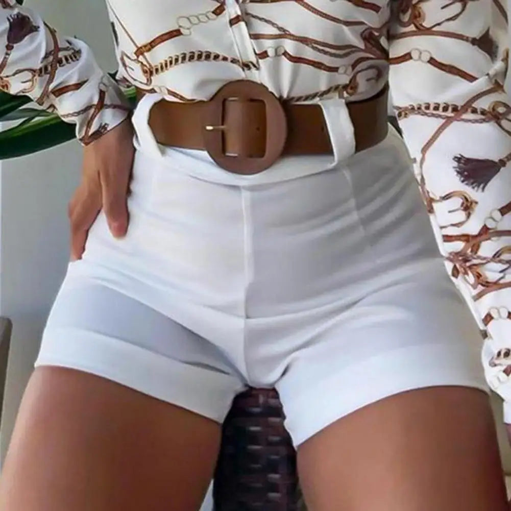 Chic Summer High Waist Office Shorts for Women