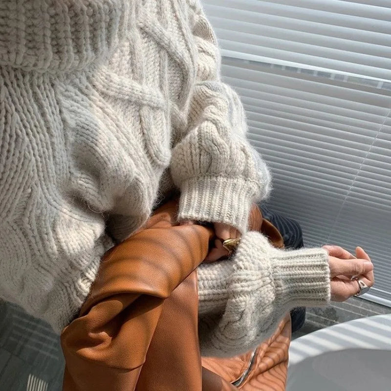 Vintage Twist Knitted Sweater