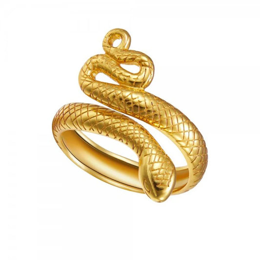 18K Gold Plated Snake Ring