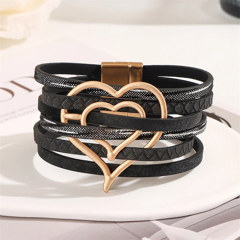 Genuine Leather Wrap Bracelet