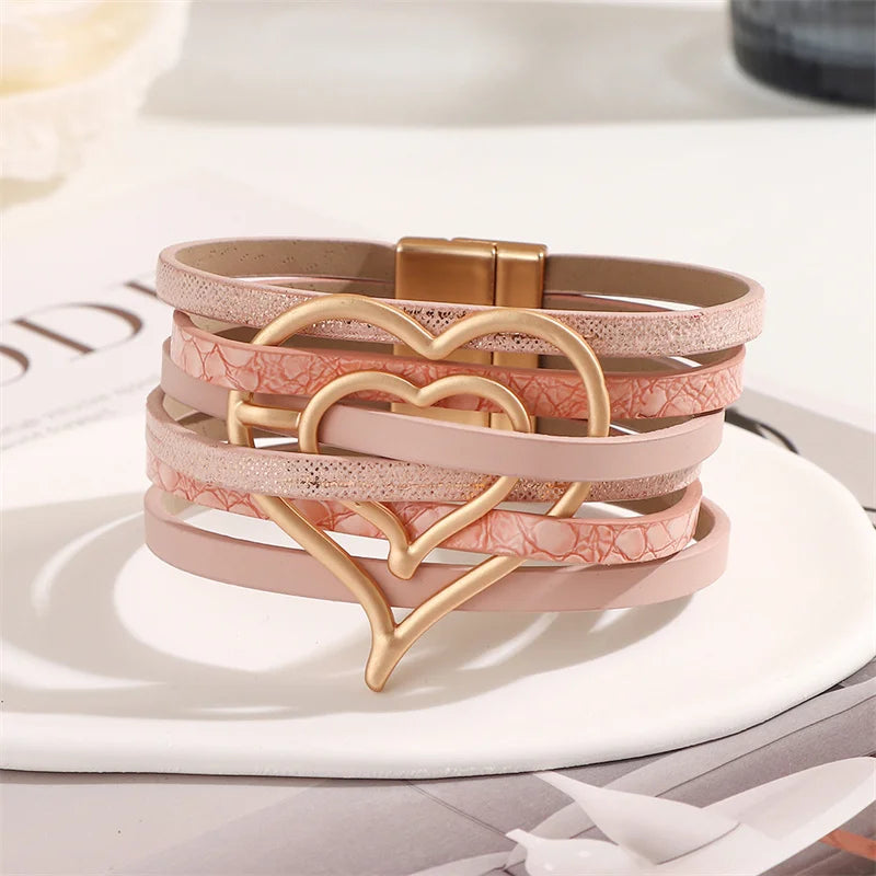 Genuine Leather Wrap Bracelet