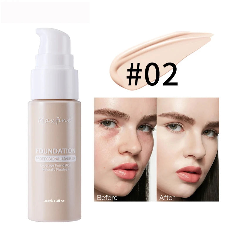 Moisturizing Waterproof Liquid Foundation