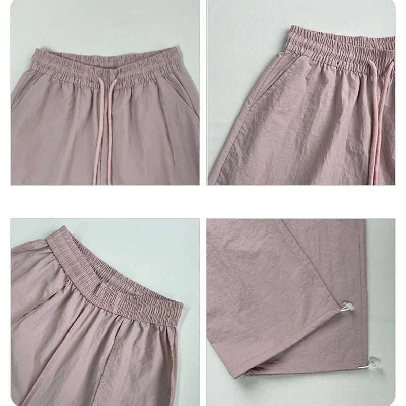 Green High Waist Wide Leg Pants