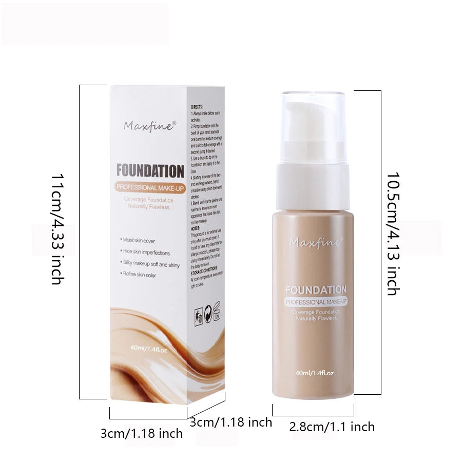 Moisturizing Waterproof Liquid Foundation