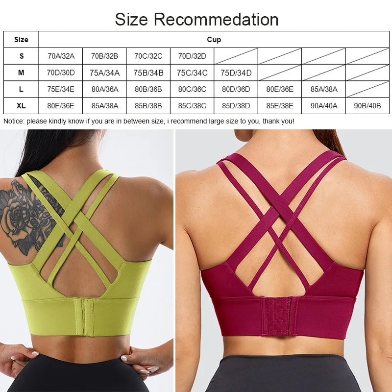Shockproof Athletic Sports Bra
