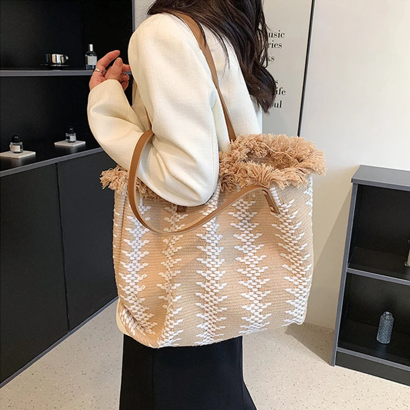 Casual Beach Tote Bag