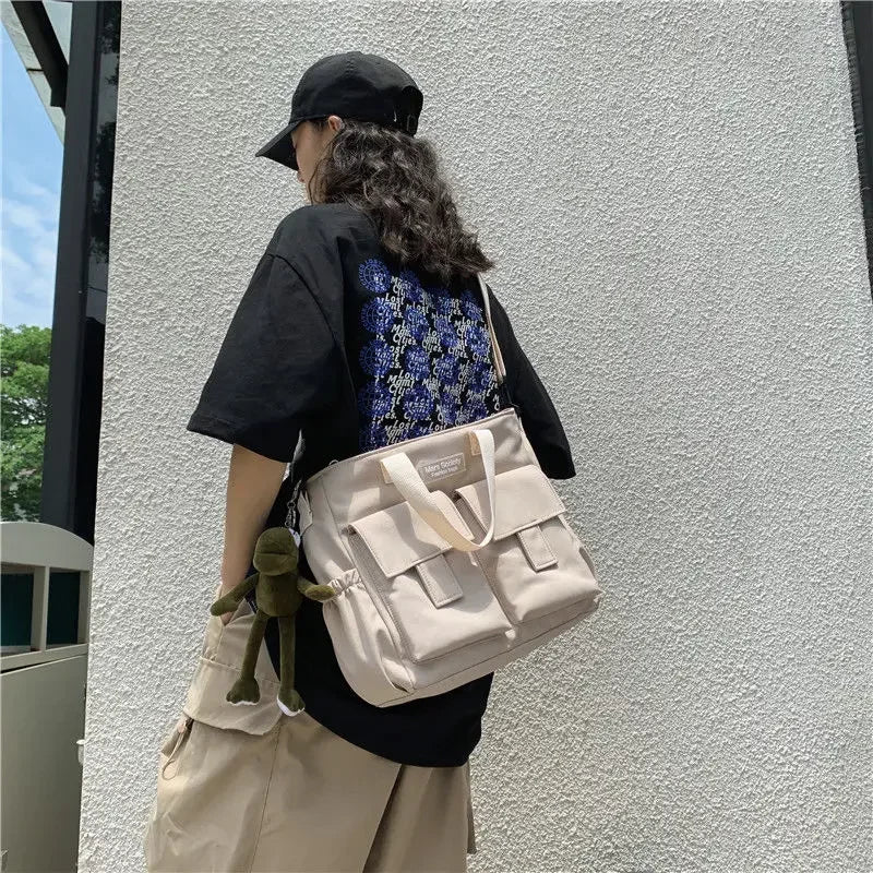 Large Capacity Canvas Messenger Bag