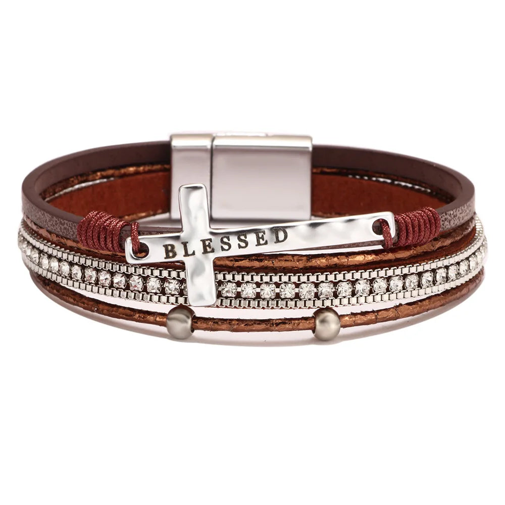 Genuine Leather Wrap Bracelet