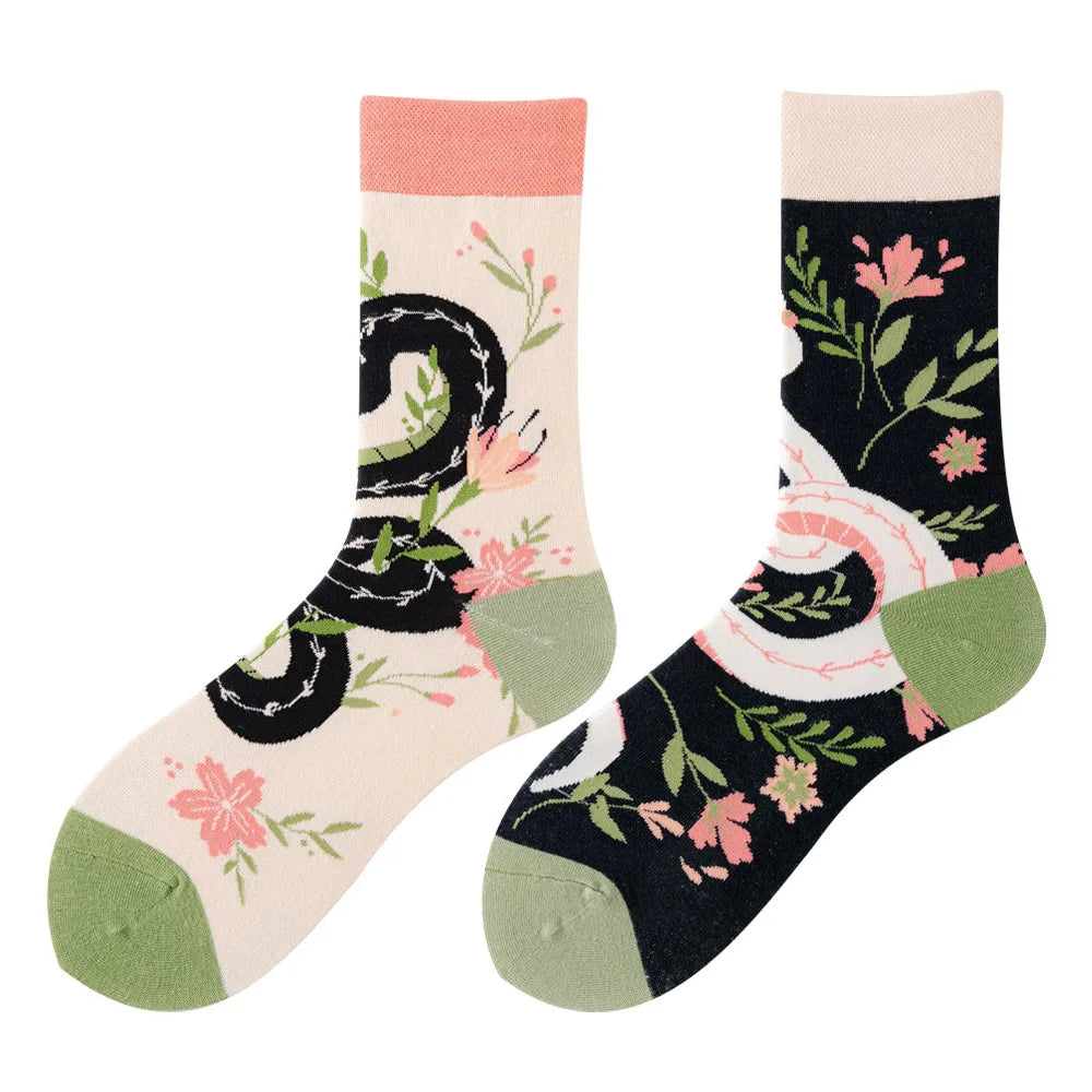Cool Jacquard Cartoon Socks