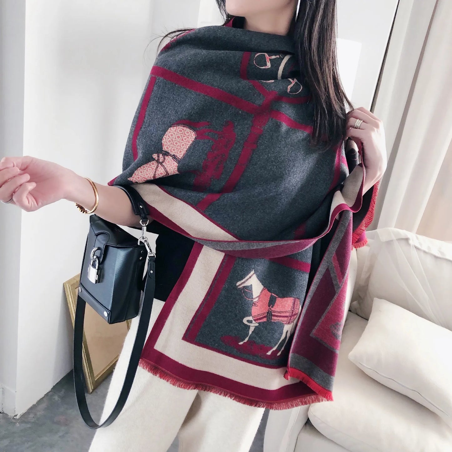 Luxury Winter Cashmere Scarf