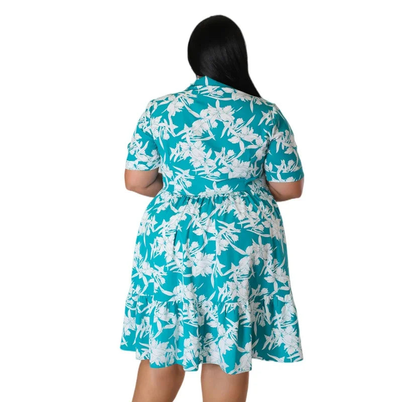 Floral Print Midi Dress