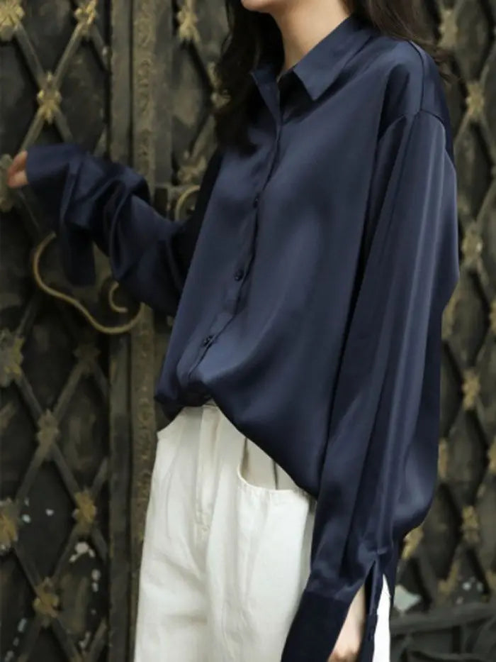 Vintage Satin Blouse