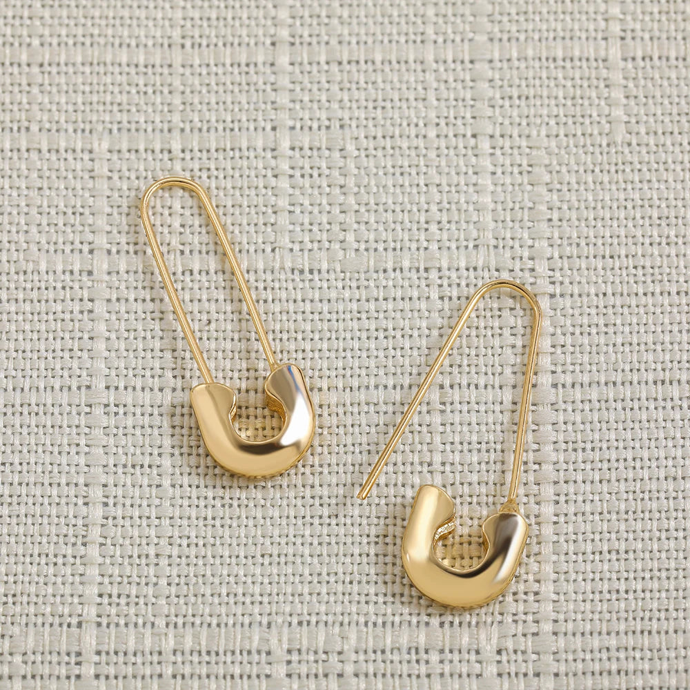 Paper Clip Pin Earrings