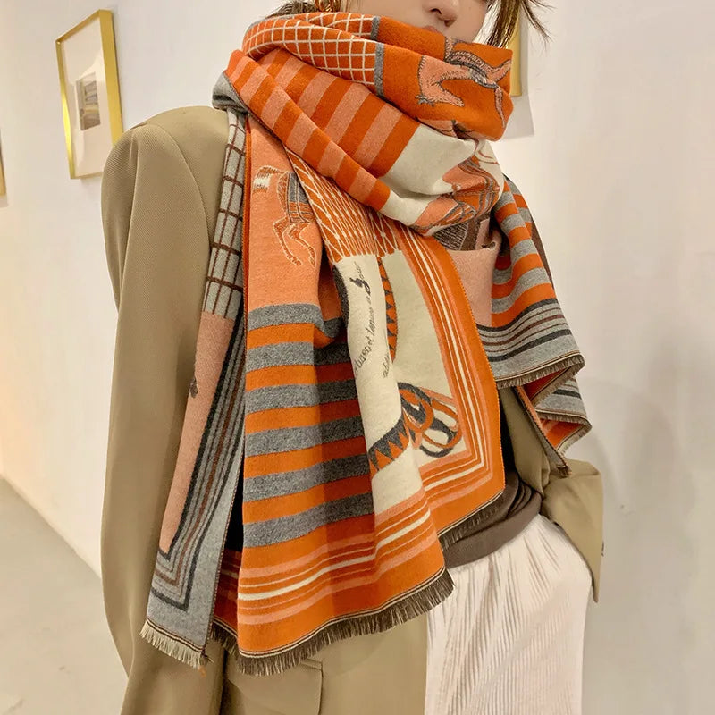 Luxury Winter Cashmere Scarf