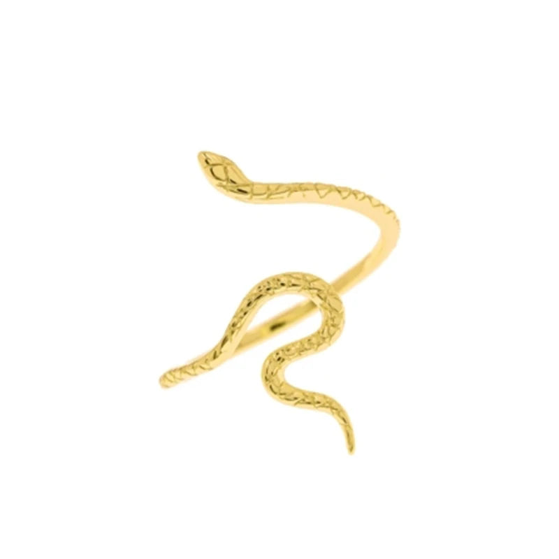 18K Gold Plated Snake Ring