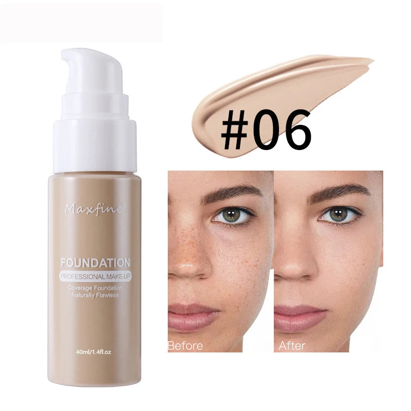 Moisturizing Waterproof Liquid Foundation