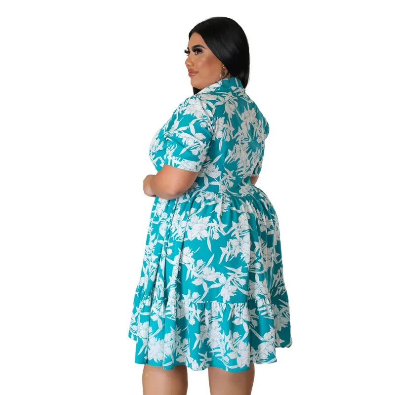 Floral Print Midi Dress