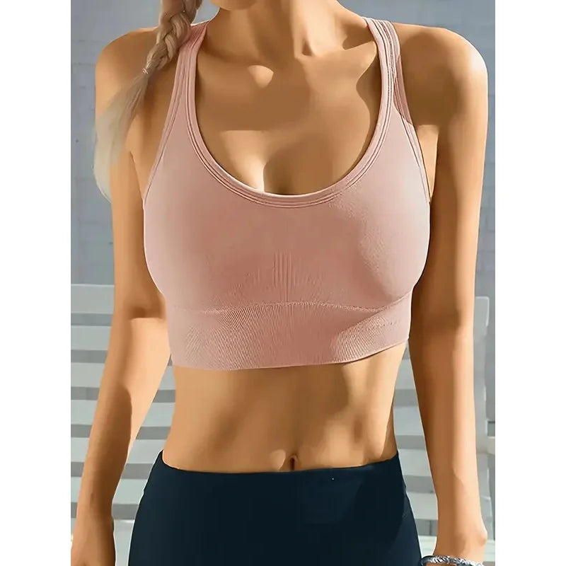 Push Up Seamless Sports Bra