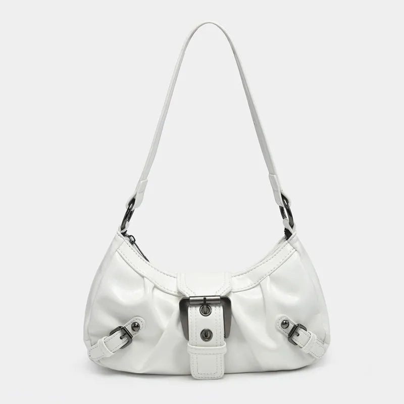 Retro Y2K Spicy Girl Leather Armpit Bag