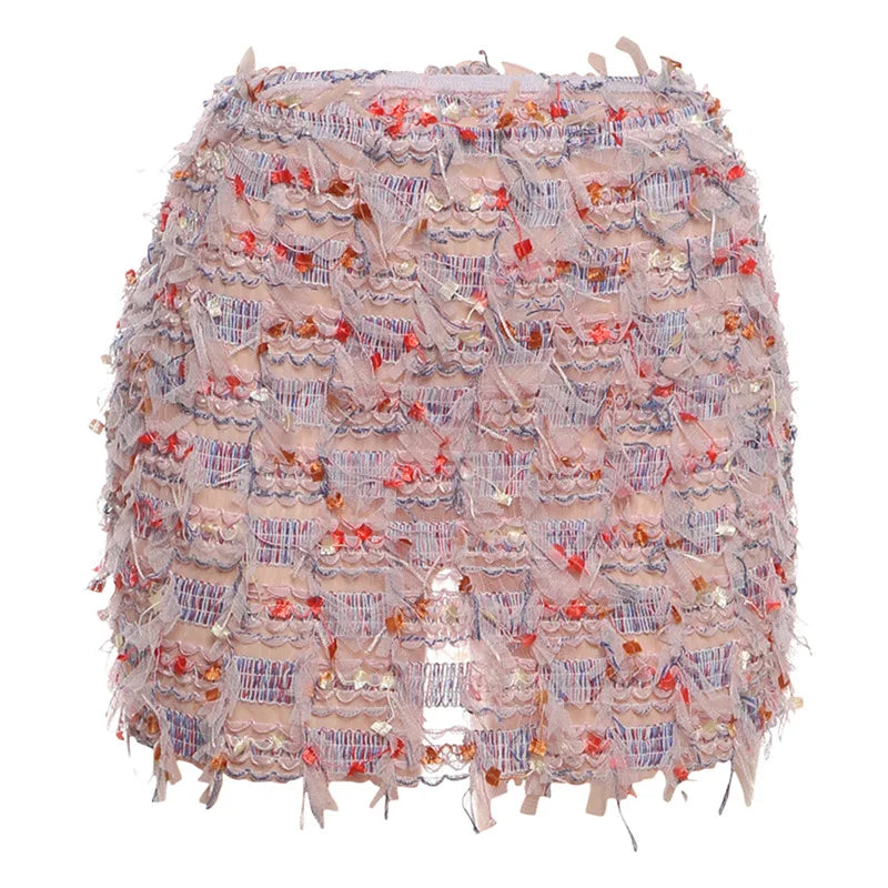 Sexy Skirt with Tassel