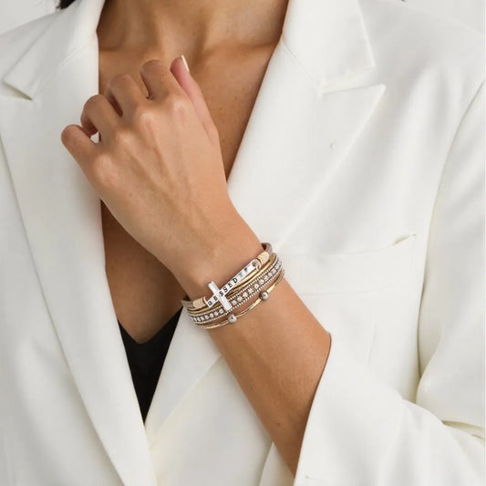 Genuine Leather Wrap Bracelet