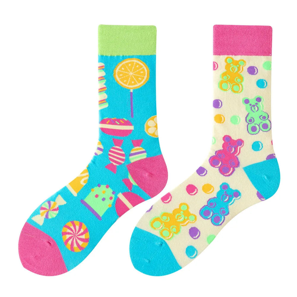 Cool Jacquard Cartoon Socks