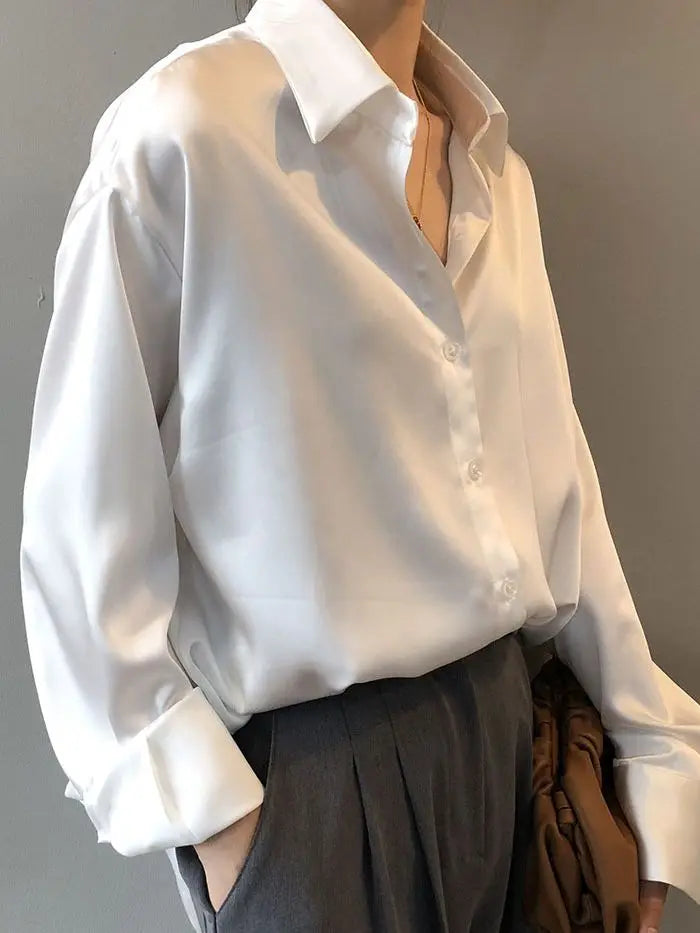 Vintage Satin Blouse