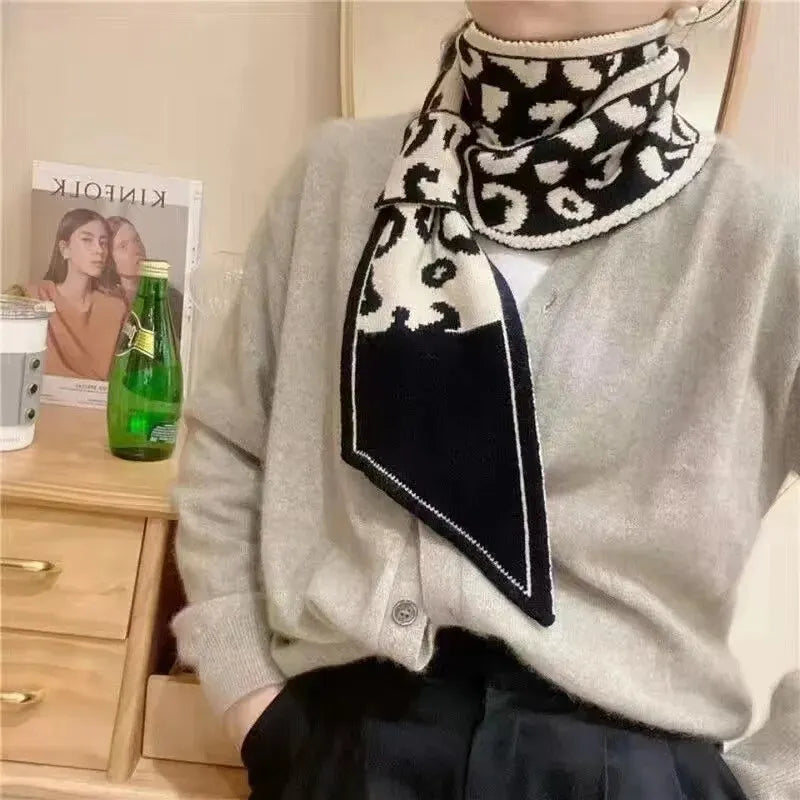Trendy Thick Knit Scarf