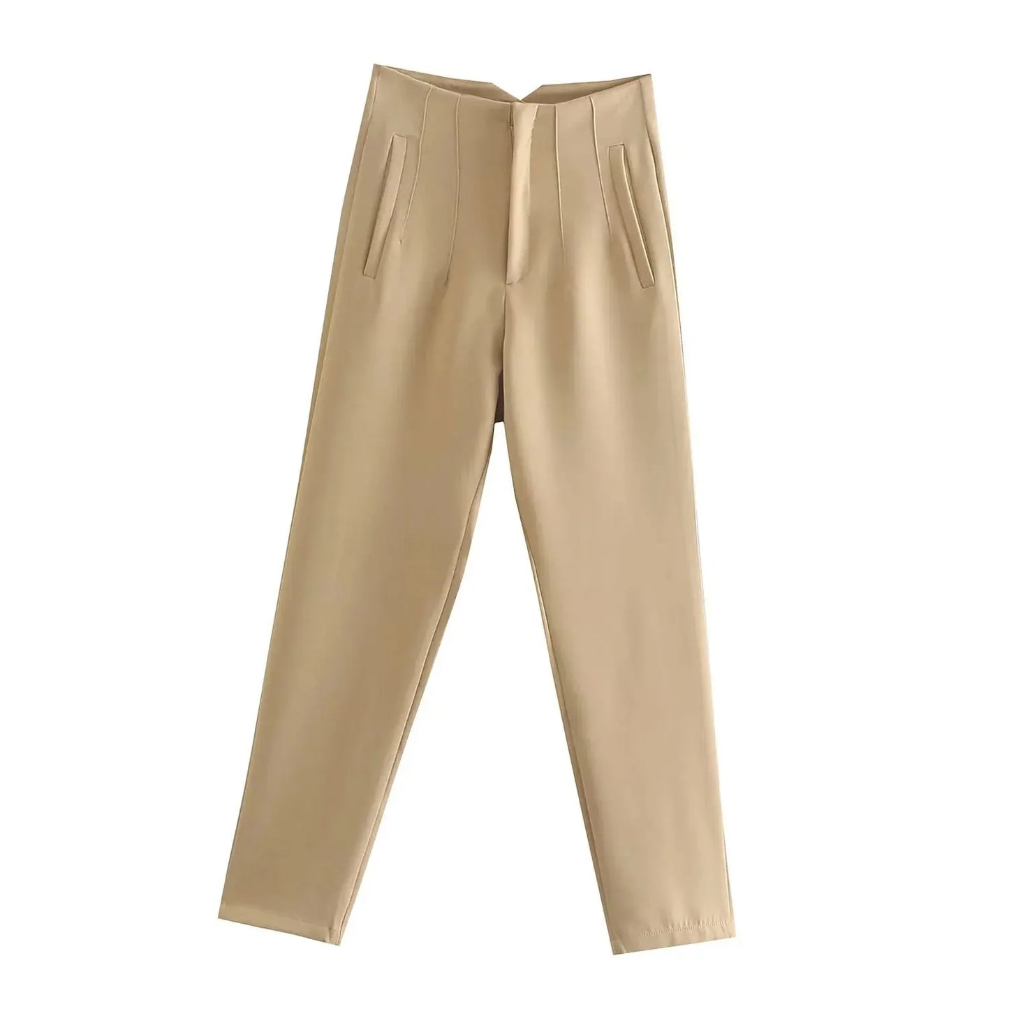 Elegant High Waist Pencil Pants