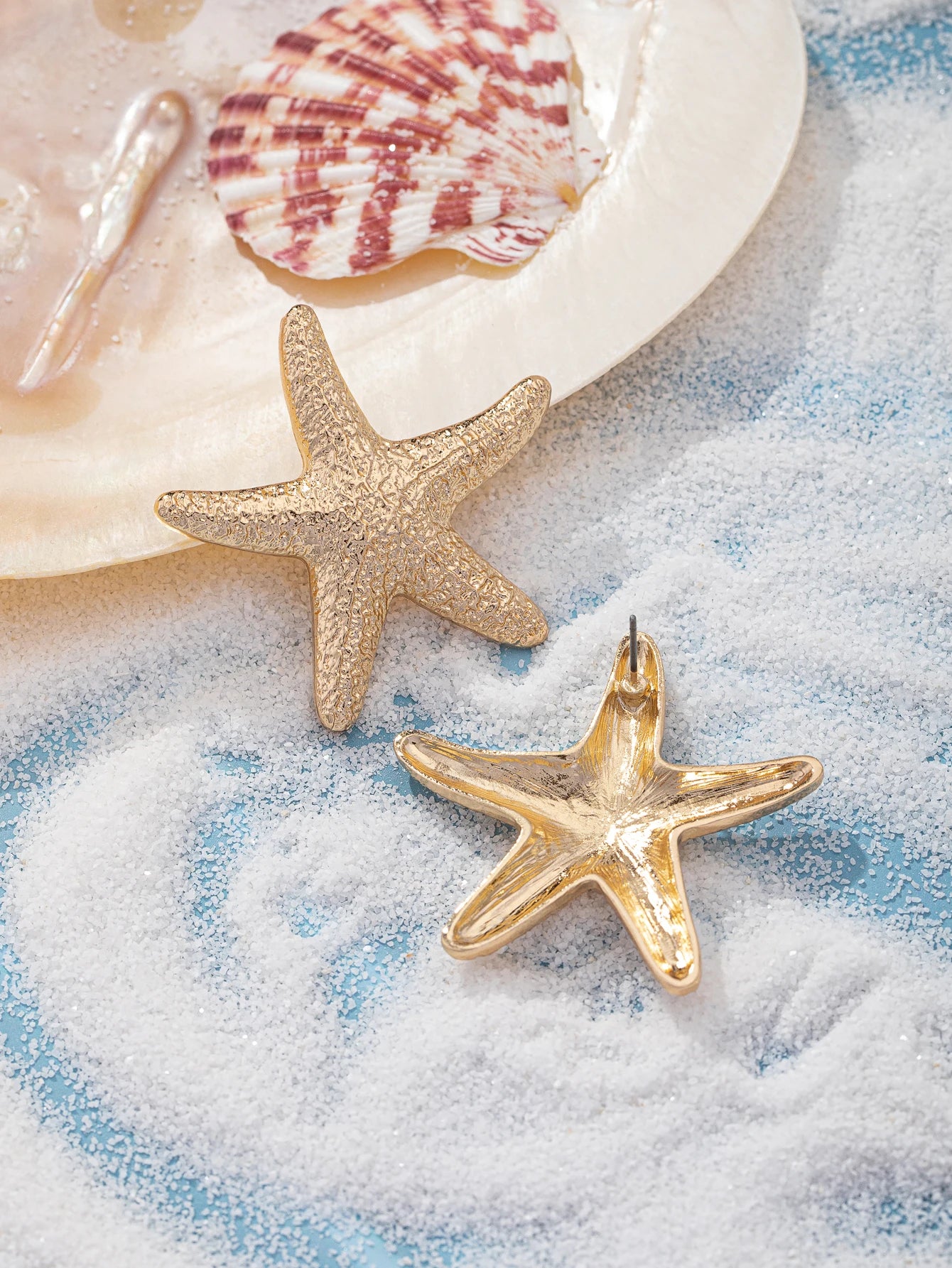 Sea Tie Wind Starfish Earrings