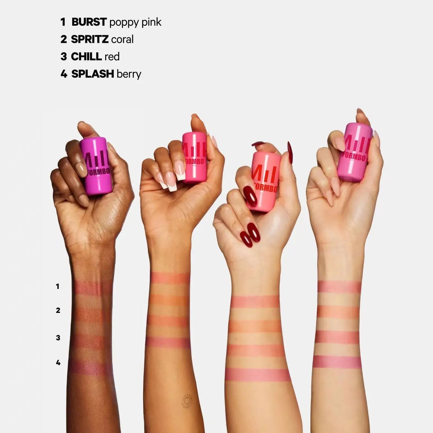 4 Colors Jelly Blush & Gloss Stick